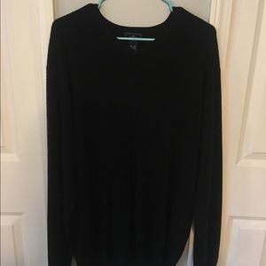 Black oversized sweater